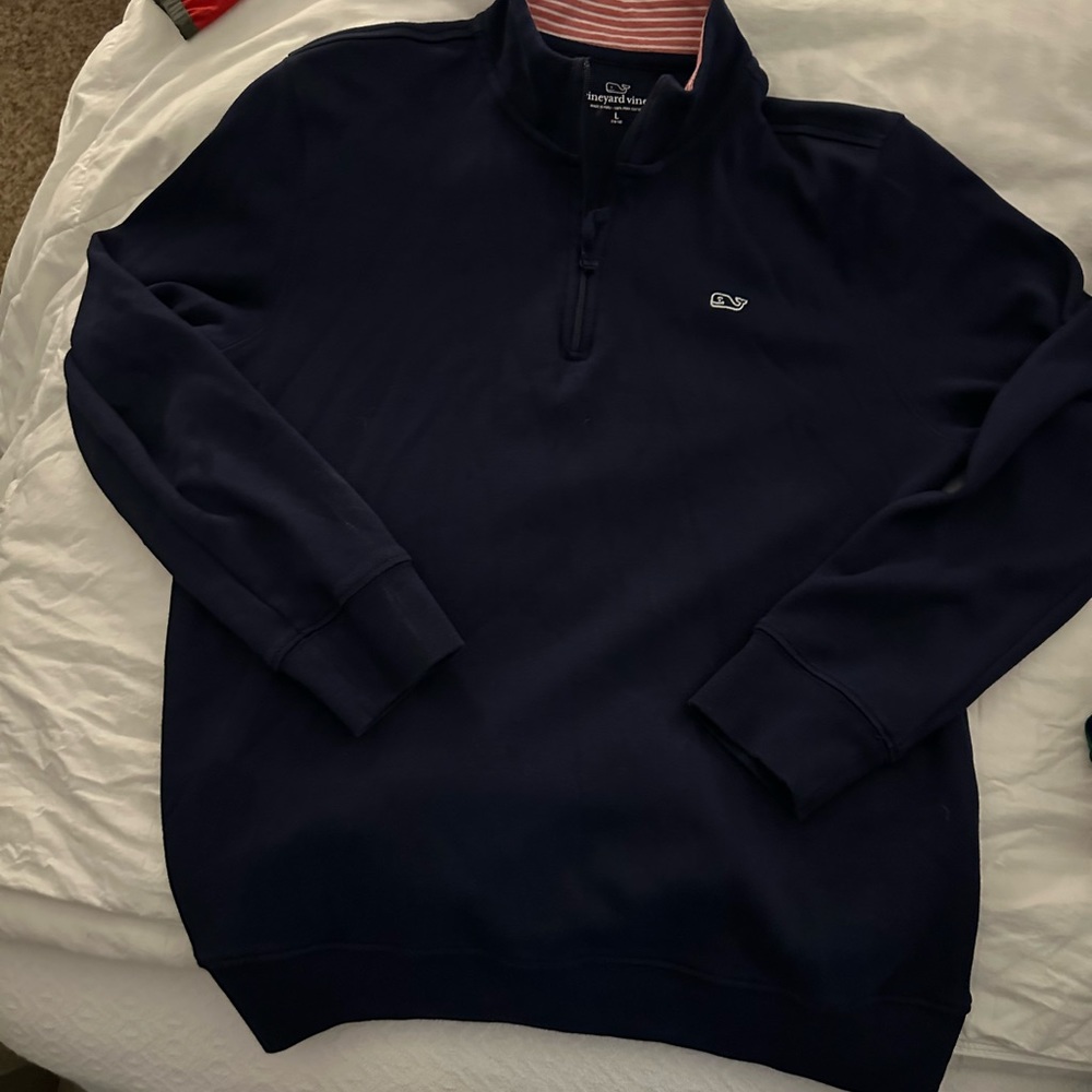 Quarter zip pull over